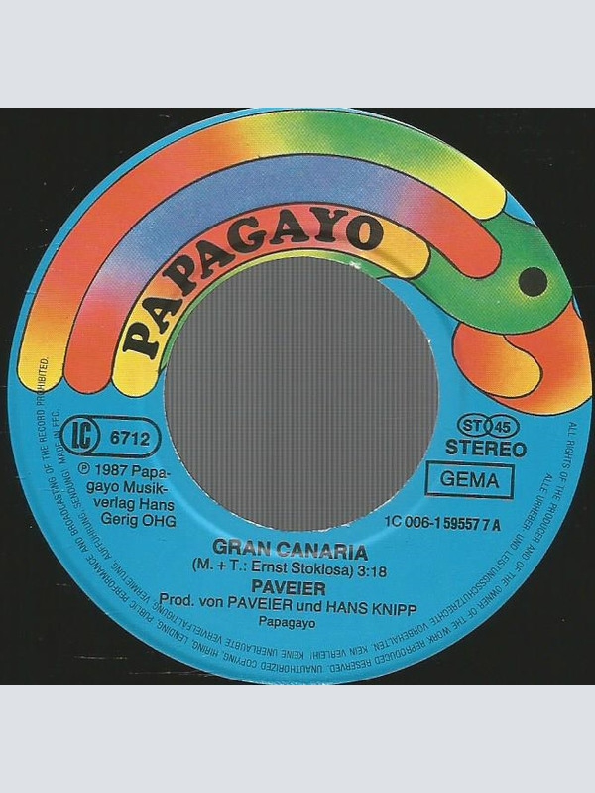 Vinyl / Paveier - Gran Canaria