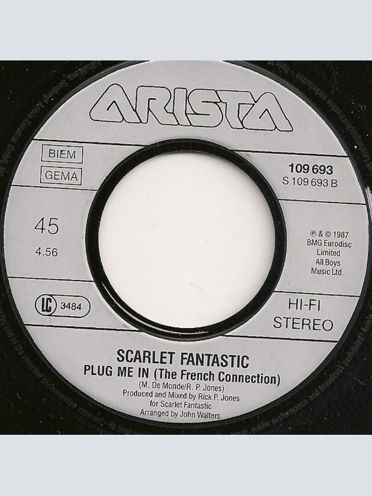 Vinyl / Scarlet Fantastic - Plug Me In