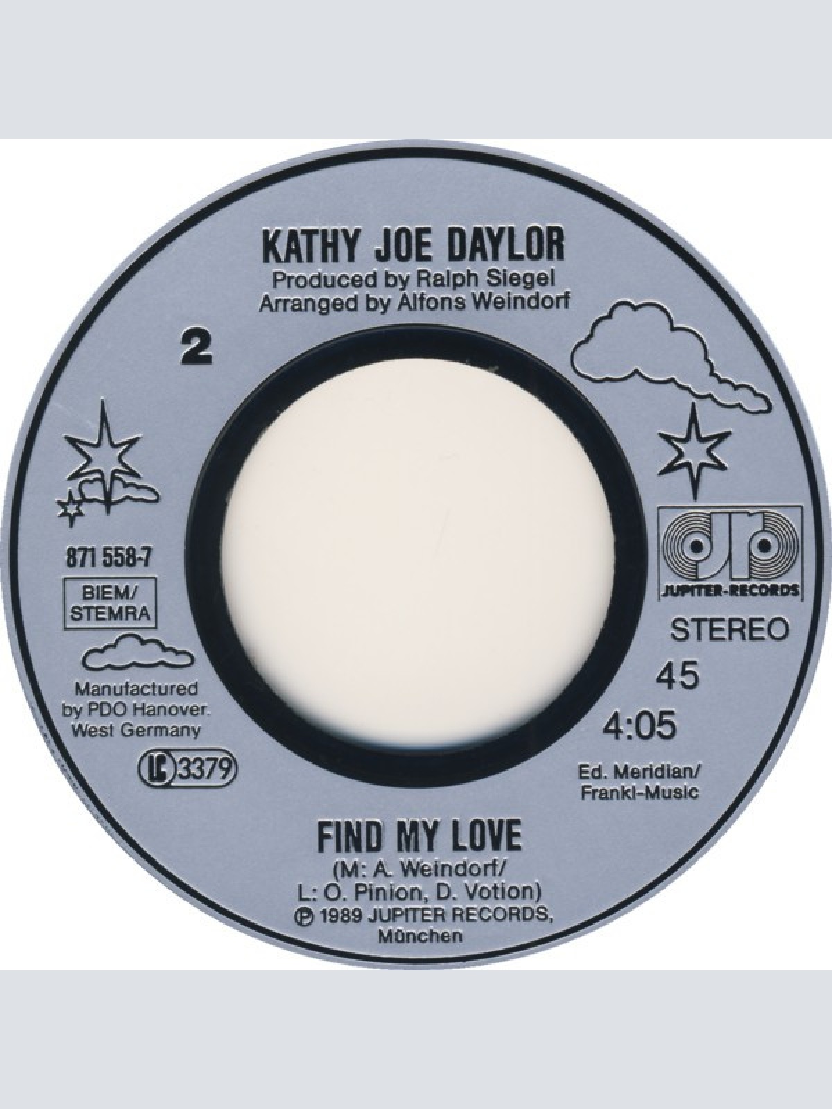 Vinyl / Kathy Joe Daylor Special Guest Christopher Lee - Little Witch