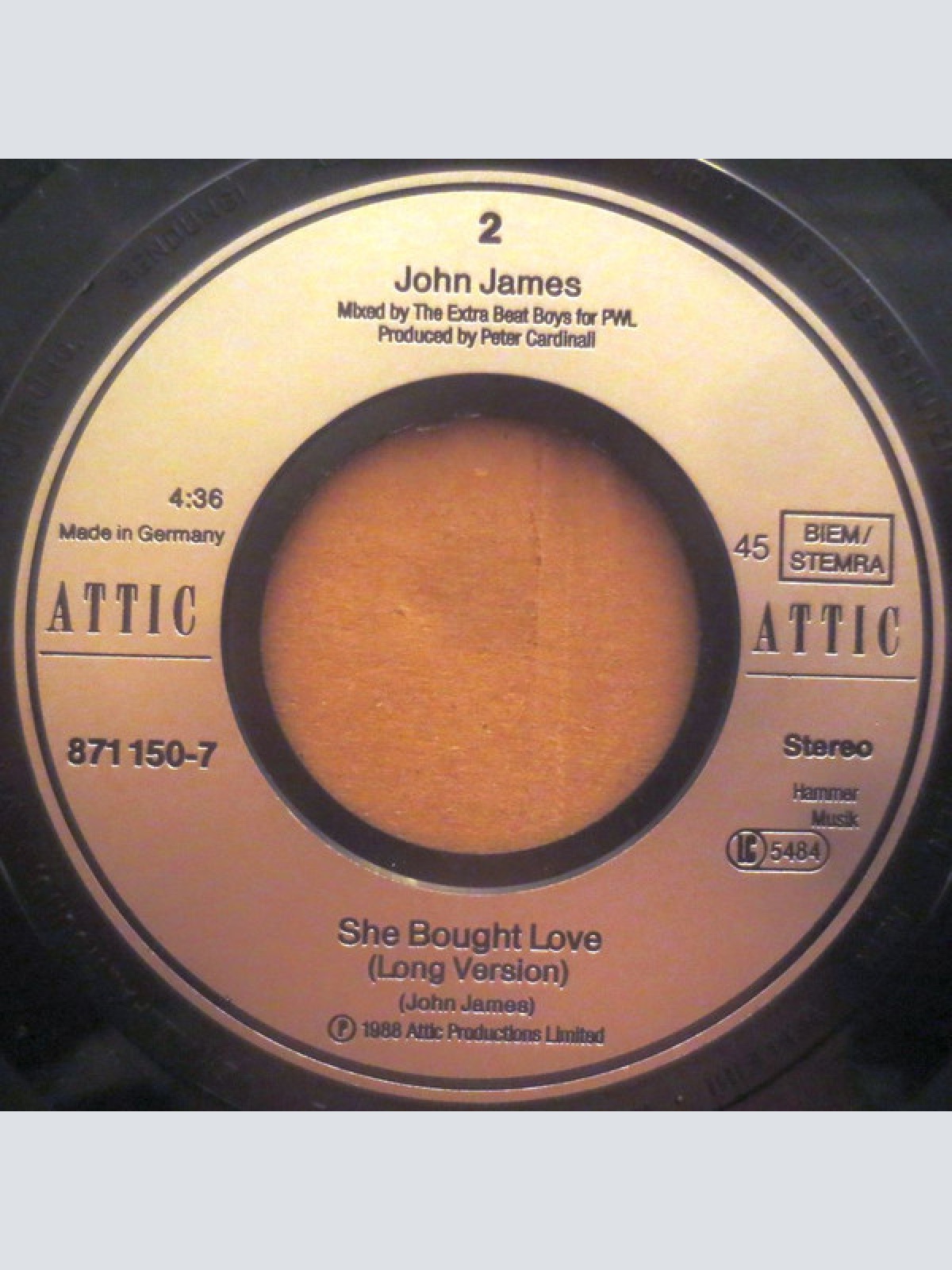 Vinyl / John James - She Bought Love