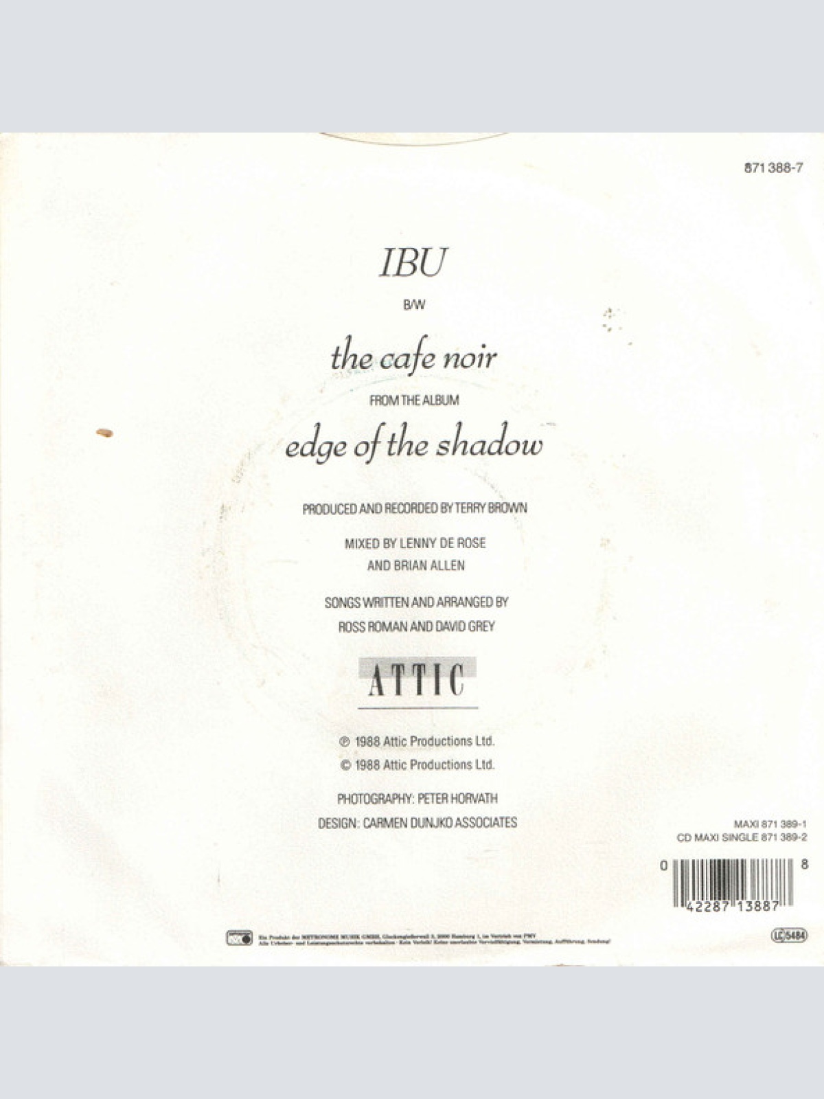 Vinyl / Roman Grey - IBU