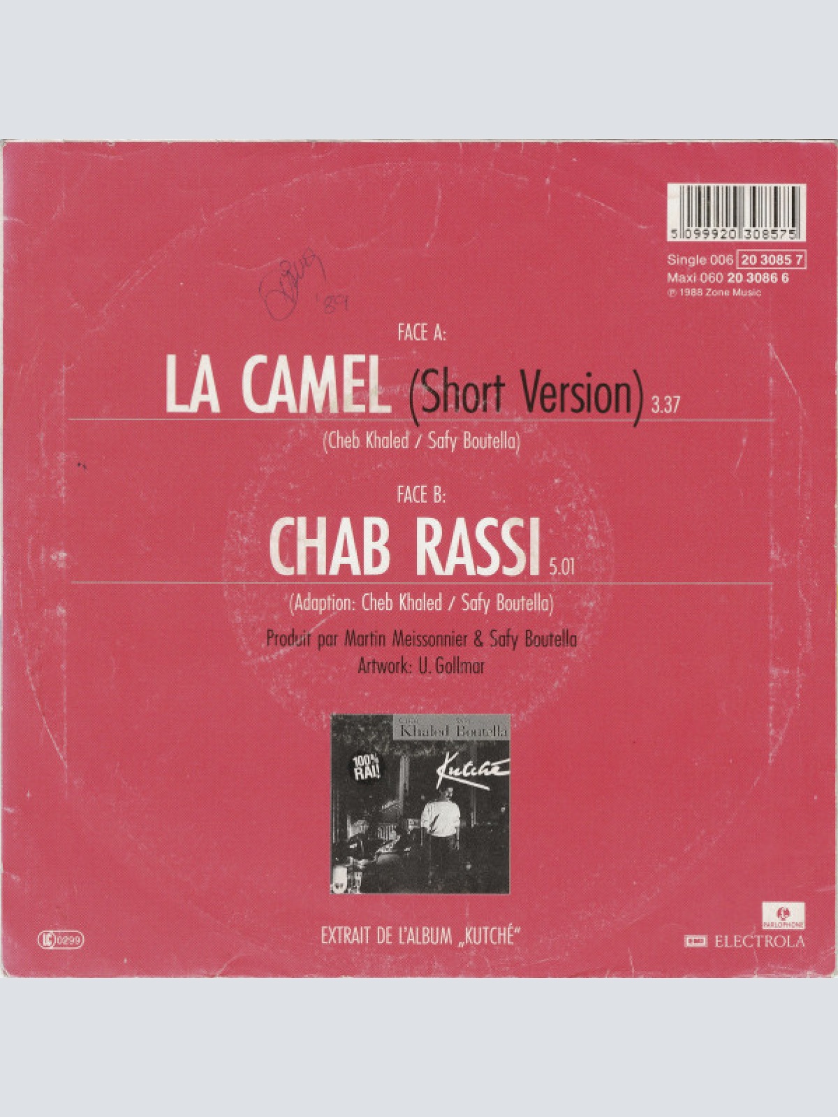 Vinyl / Cheb Khaled*, Safy Boutella - La Camel