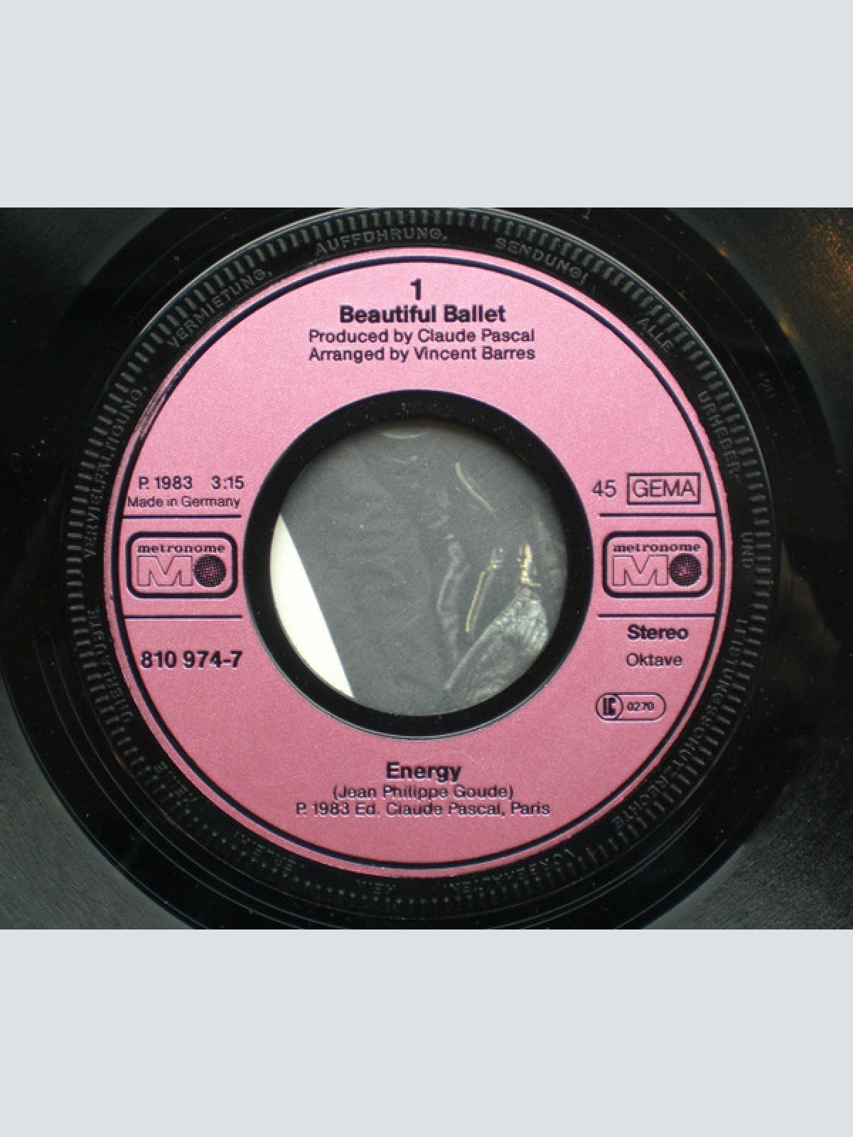 Vinyl / Beautiful Ballet - Energy (Instrumental)