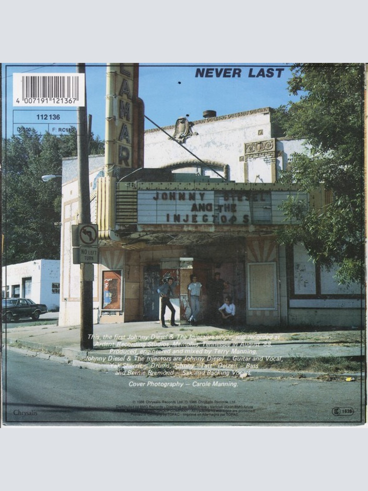 Vinyl / Johnny Diesel & The Injectors - Don't Need Love