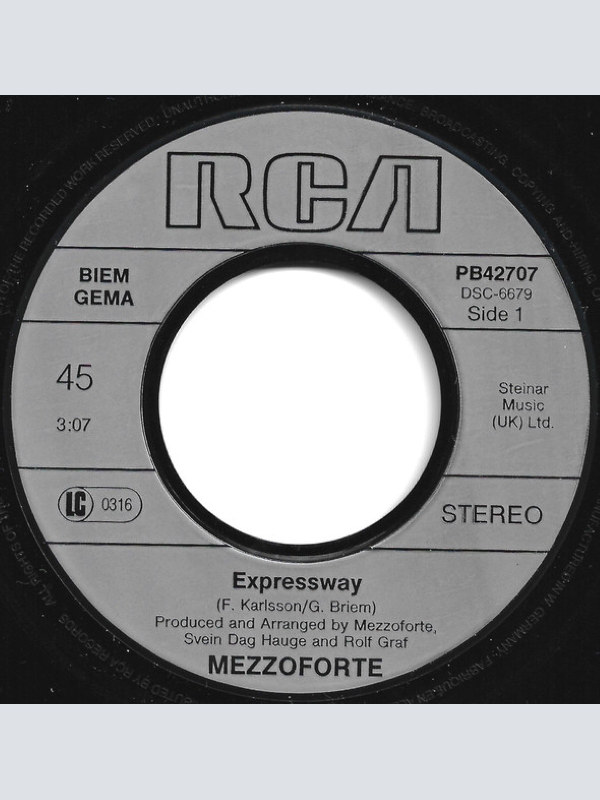 Vinyl / Mezzoforte - Expressway