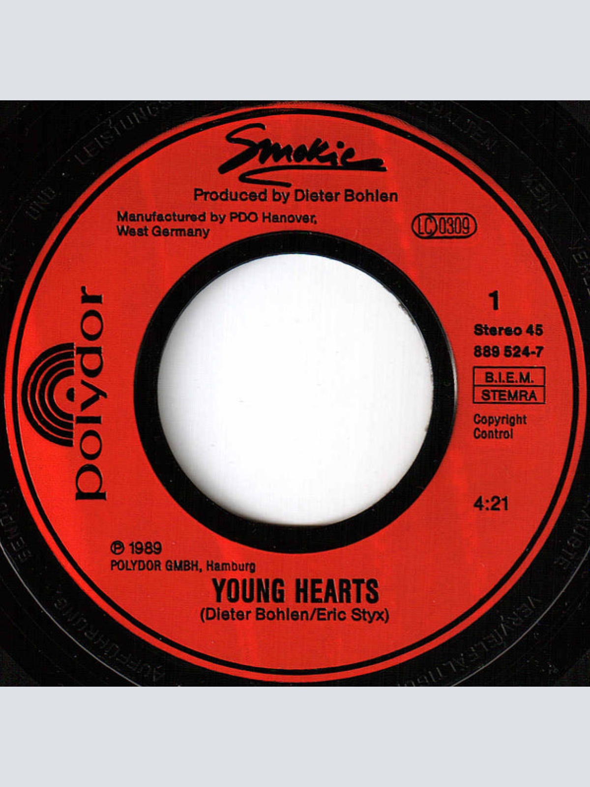 Vinyl / Smokie - Young Hearts