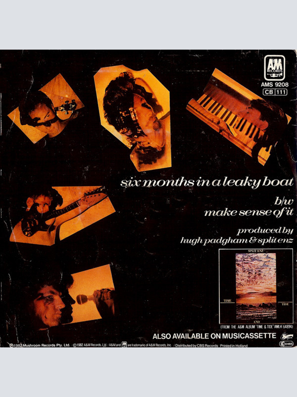 Vinyl / Split Enz - Six Months In A Leaky Boat