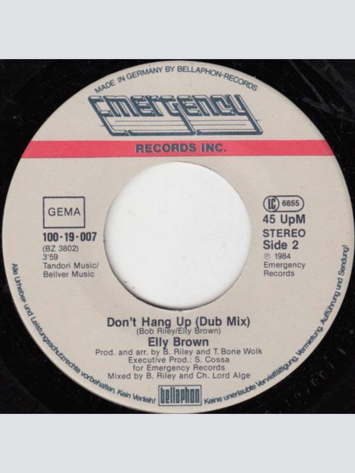 Vinyl / Elly Brown - Don't Hang Up