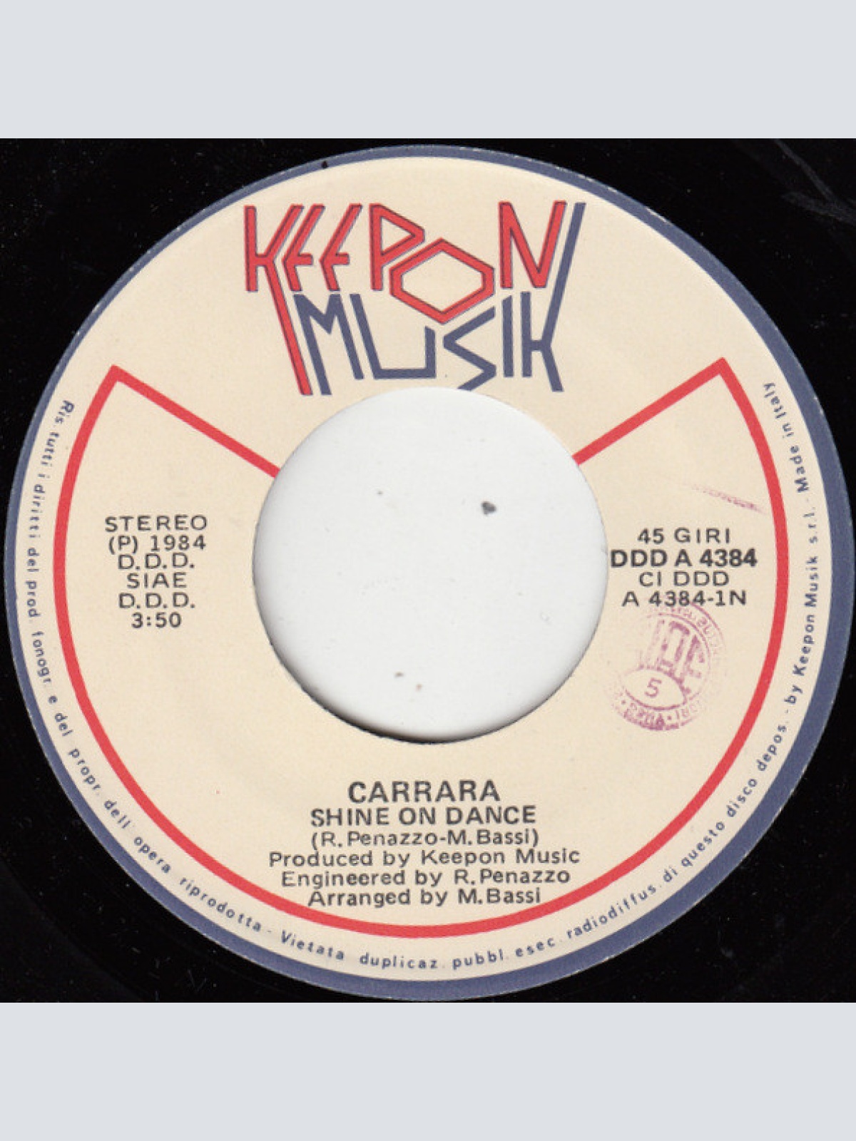 Vinyl / Carrara - Shine On Dance