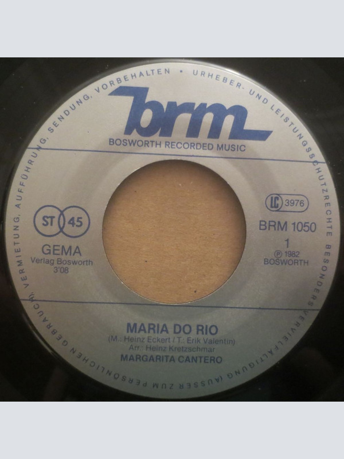 Vinyl / Margarita Cantero - Maria Do Rio
