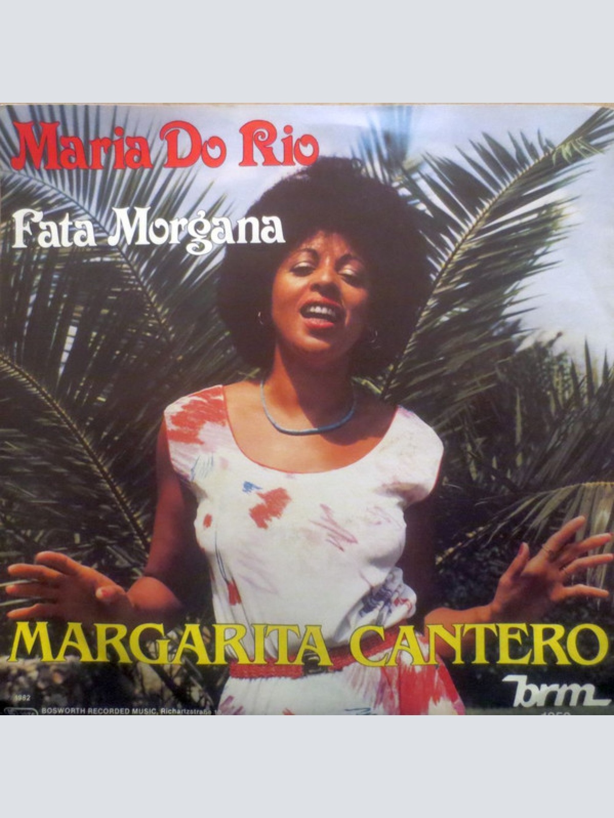 Vinyl / Margarita Cantero - Maria Do Rio