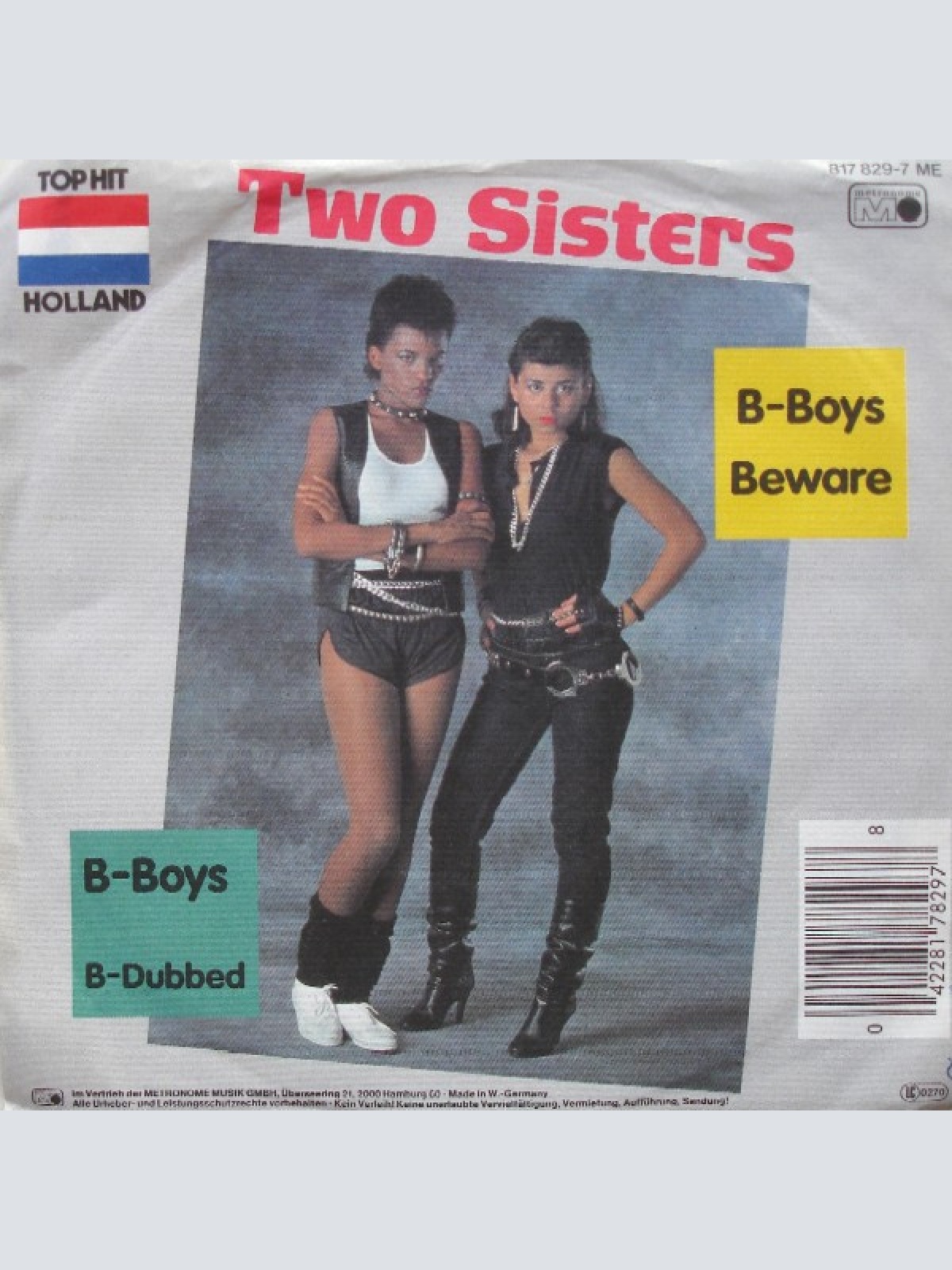 Vinyl / Two Sisters - B-Boys Beware / B-Boys B-Dubbed