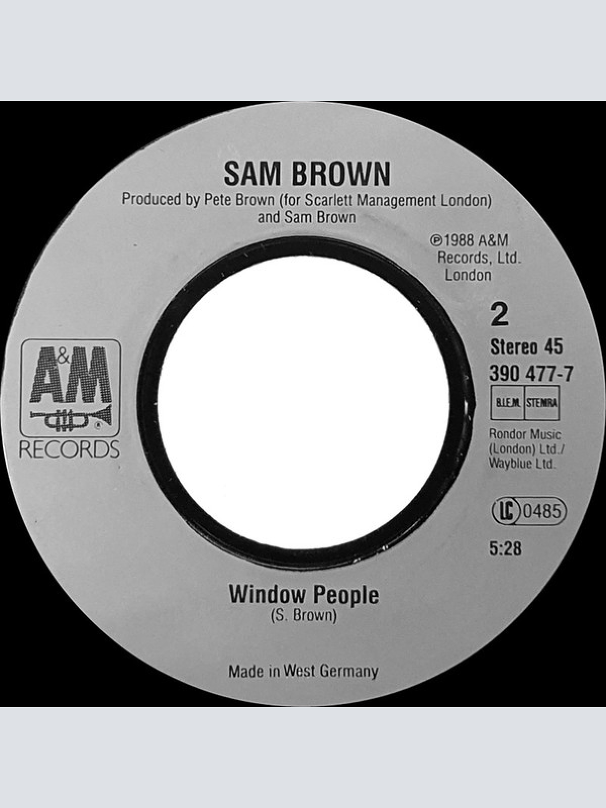Vinyl / Sam Brown - With A Little Love