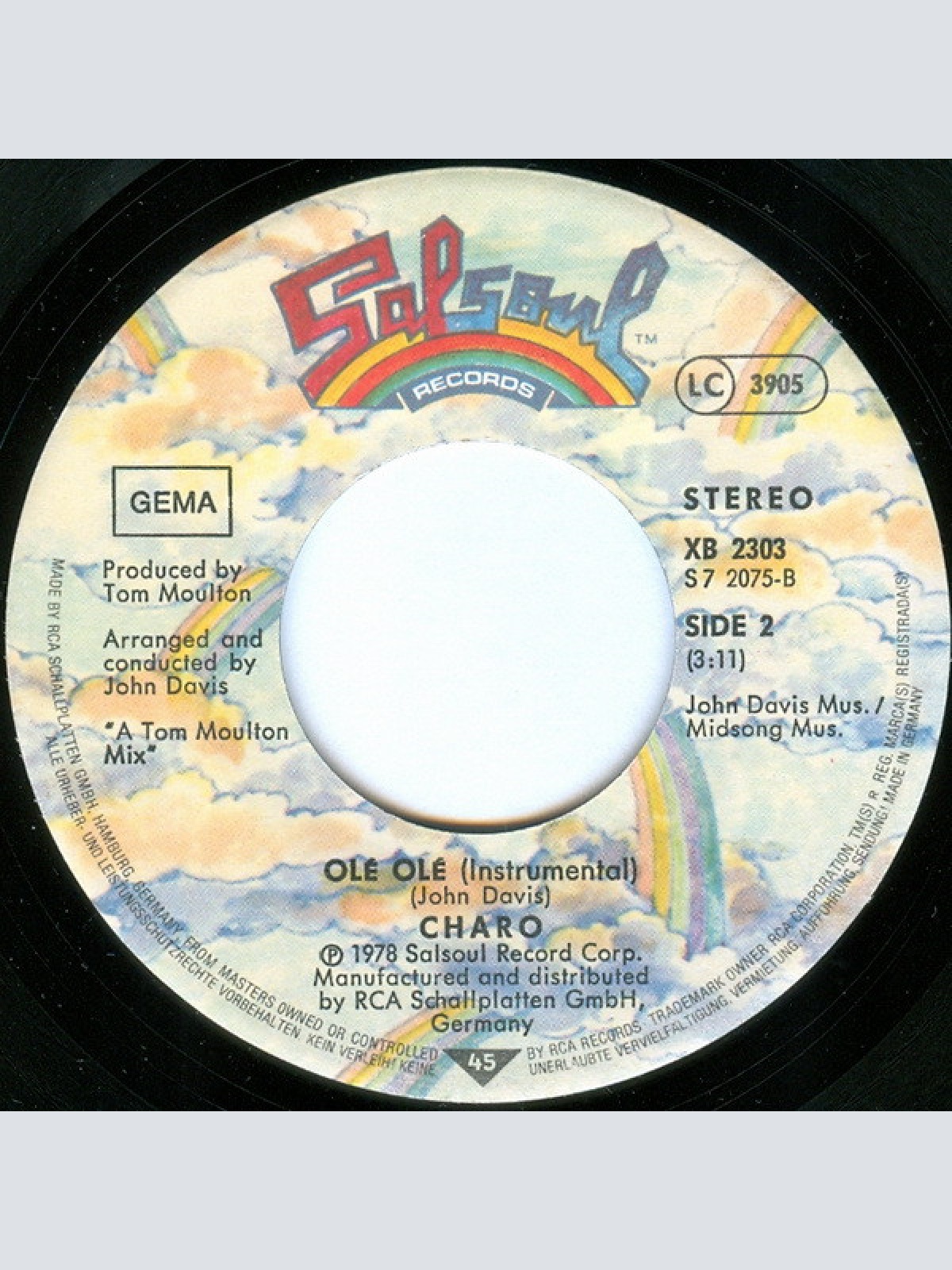 Vinyl / Charo - Olé Olé
