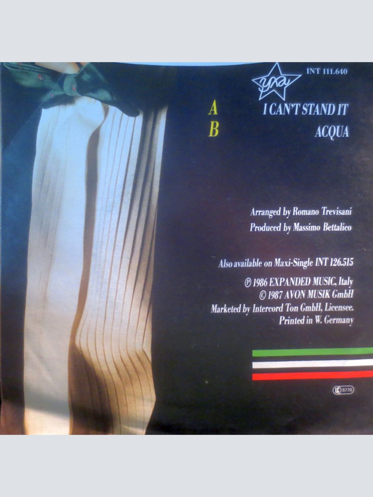 Vinyl / Élite (7) - I Can't Stand It