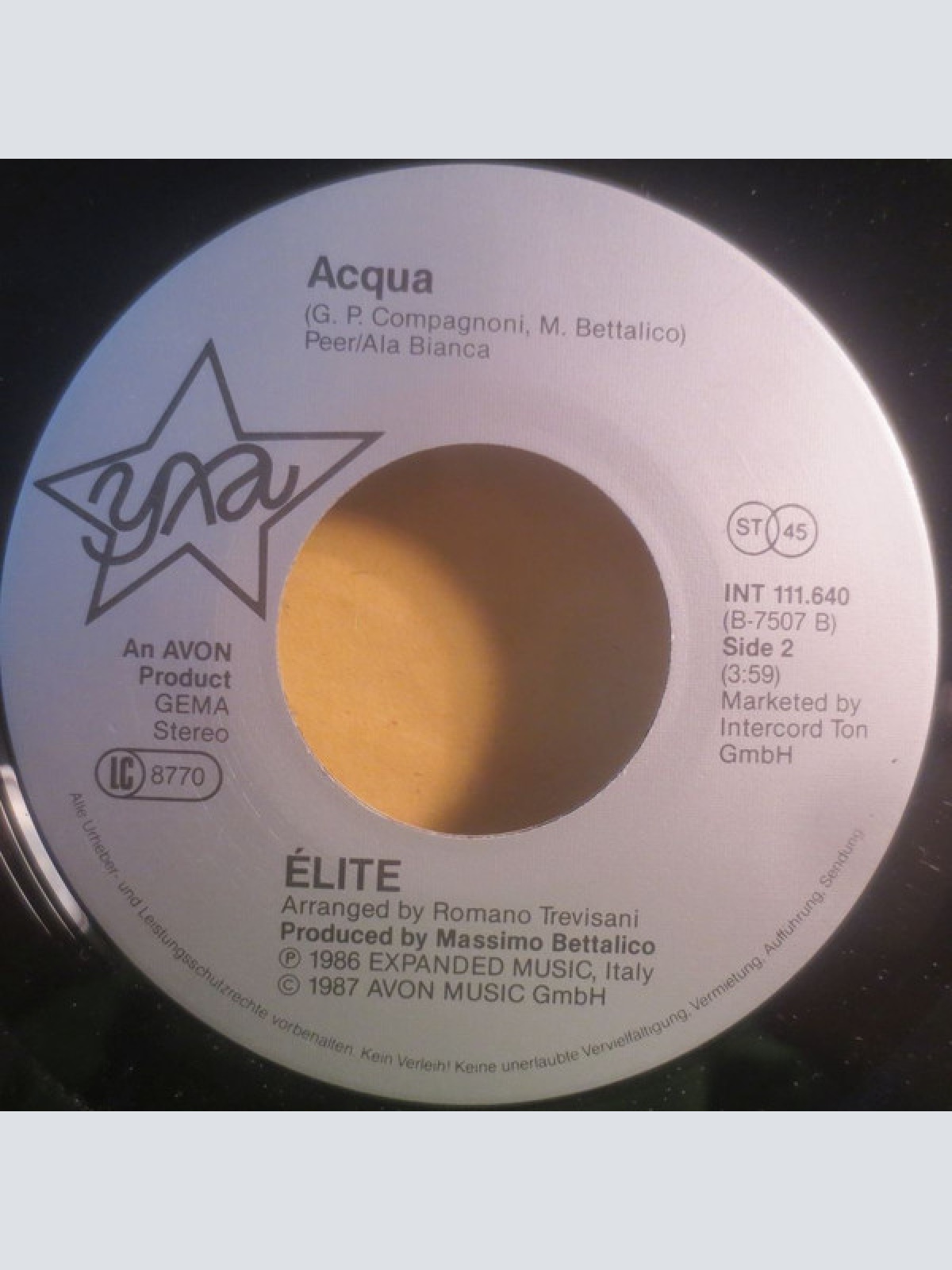 Vinyl / Élite (7) - I Can't Stand It