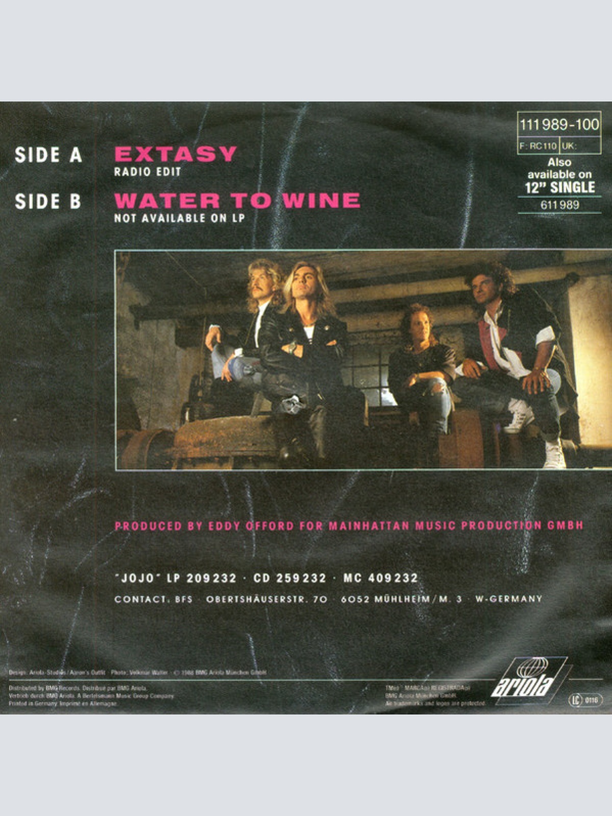 Vinyl / Jojo (5) - Extasy