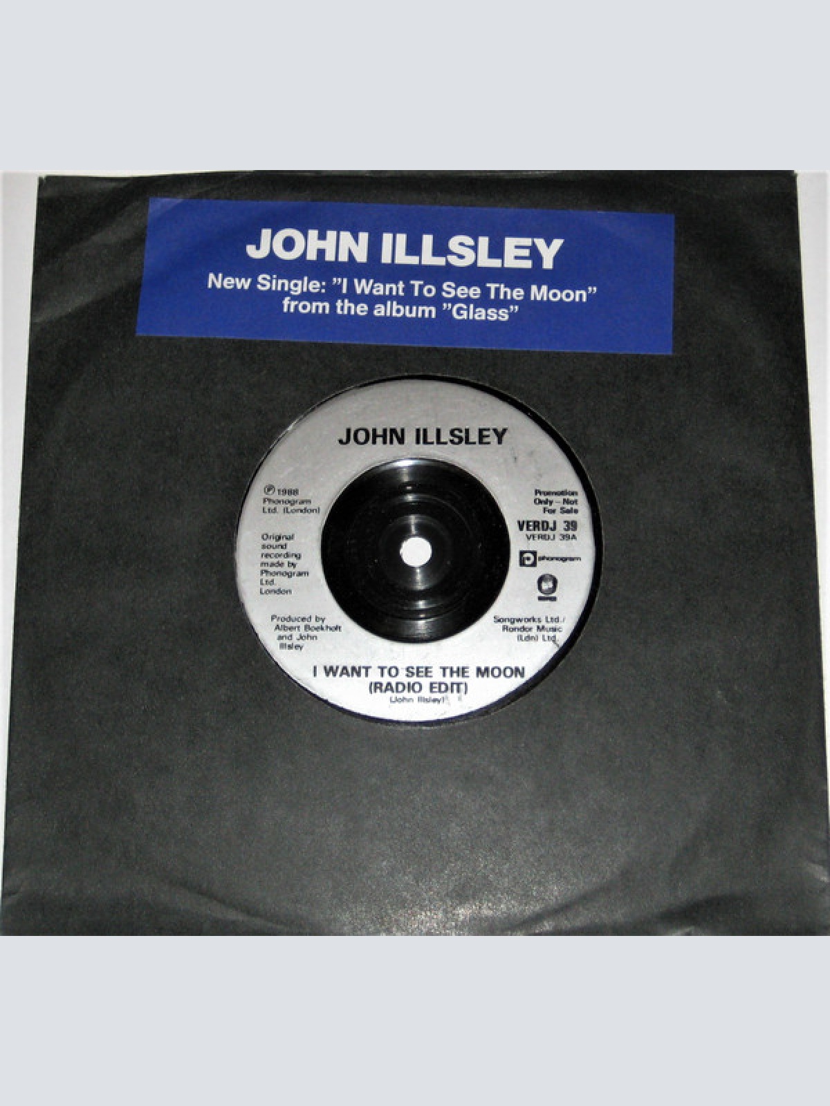 Vinyl / John Illsley - I Want To See The Moon (Radio Edit)