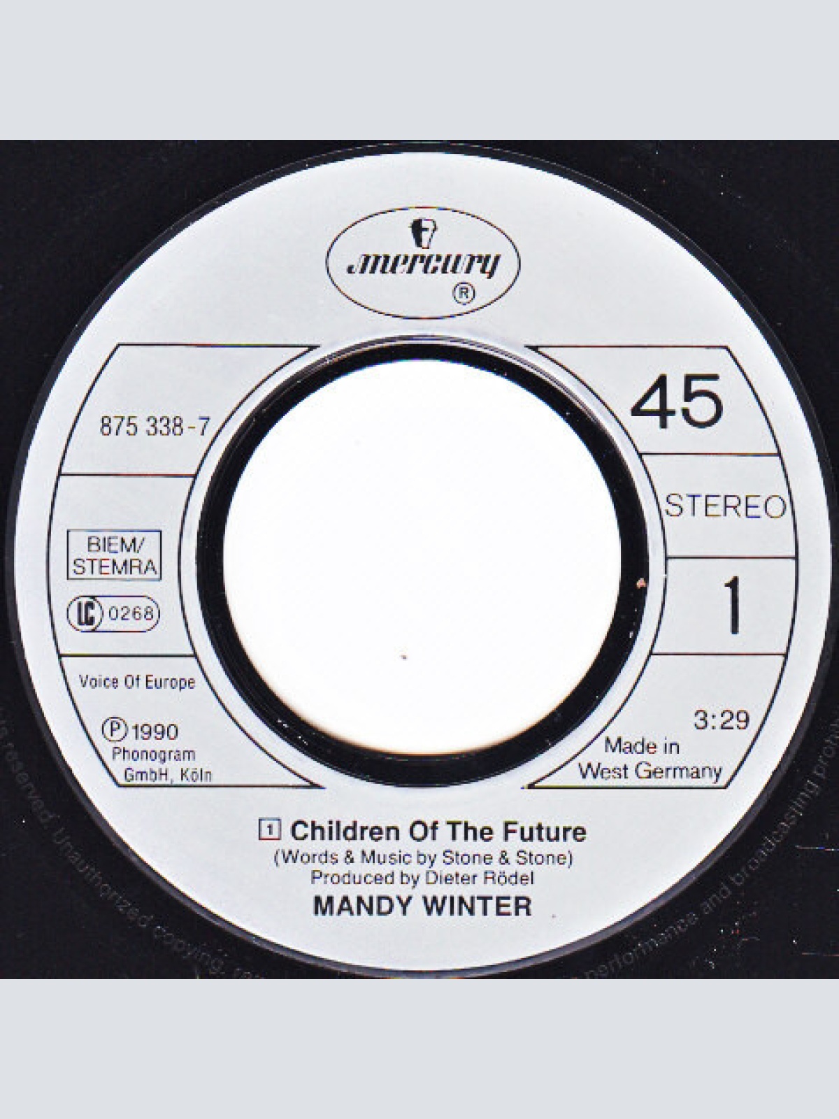 Vinyl / Mandy Winter - Children Of The Future