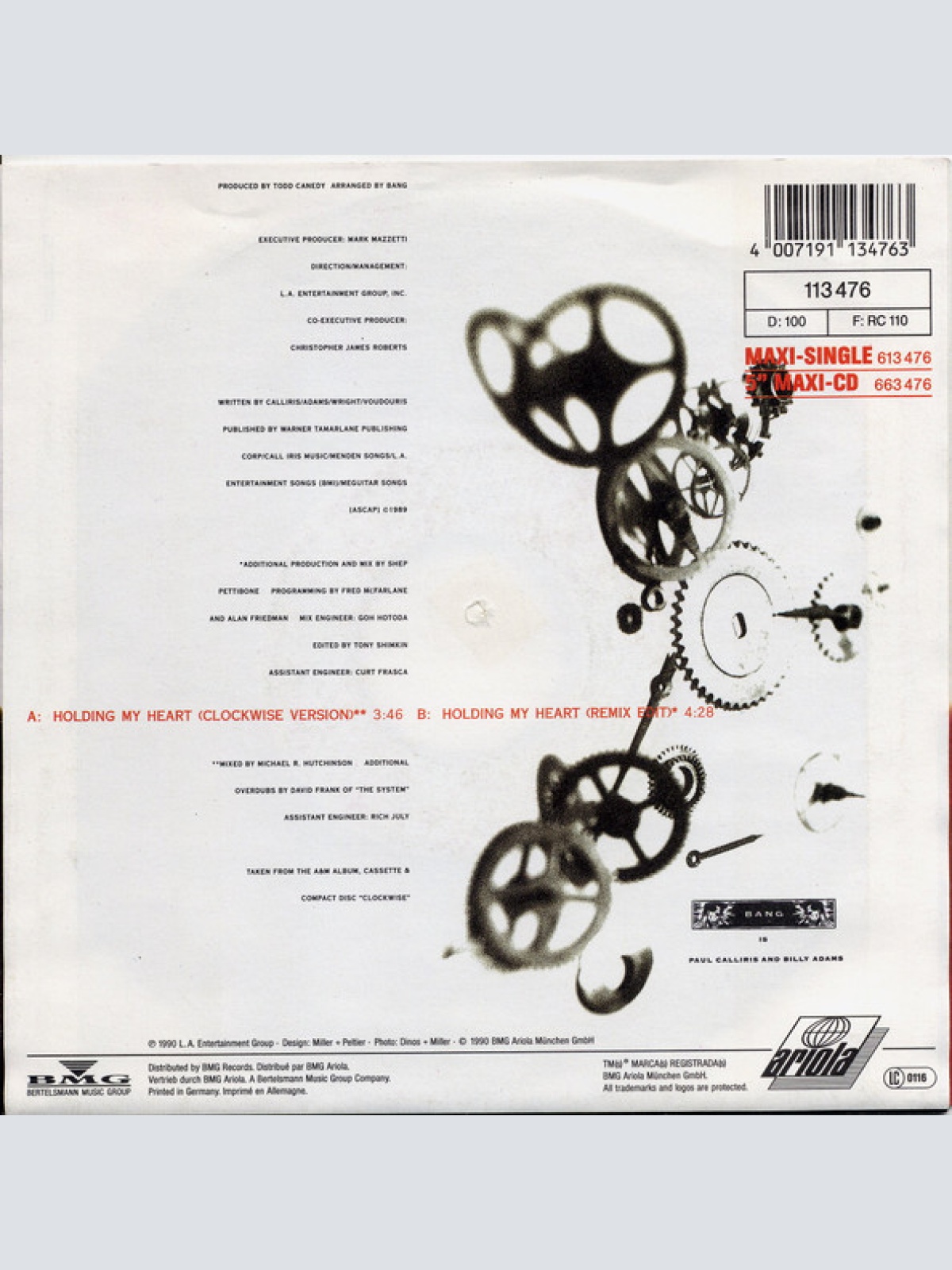 Vinyl / Bang (2) - Holding My Heart