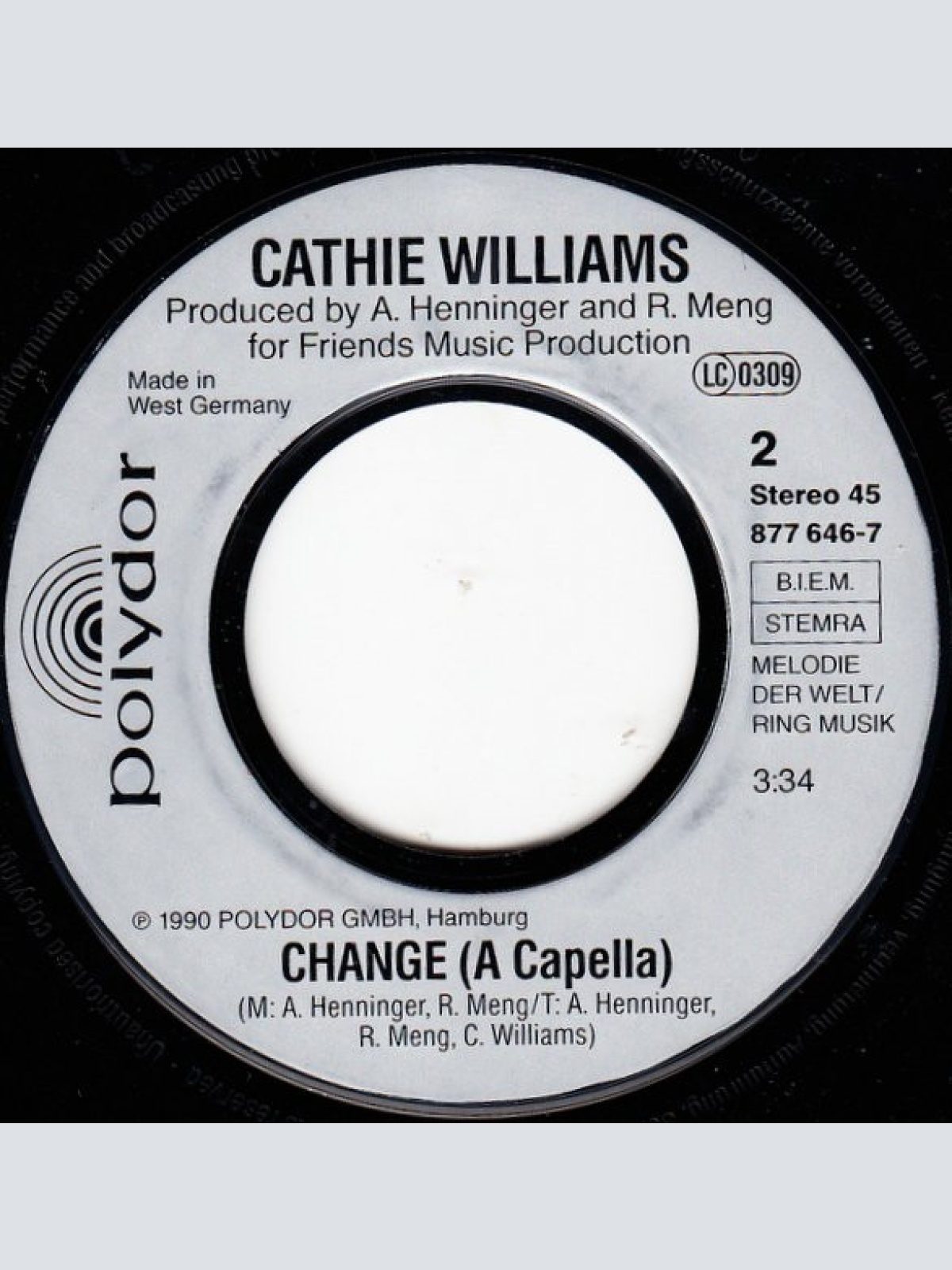 Vinyl / Cathie Williams - Change