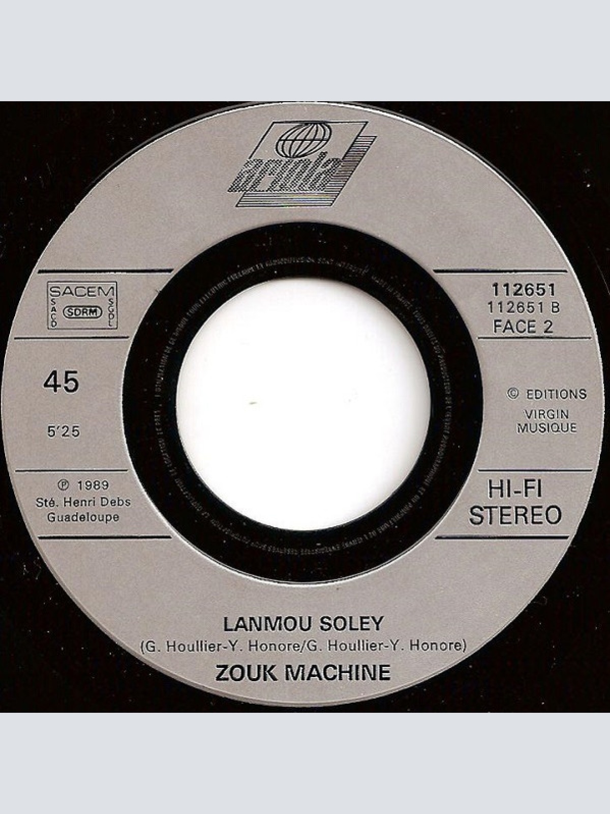 Vinyl / Zouk Machine - Maldòn (La Musique Dans La Peau)