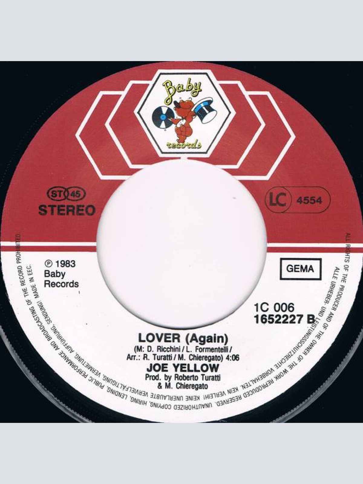 Vinyl / Joe Yellow - Lover To Lover