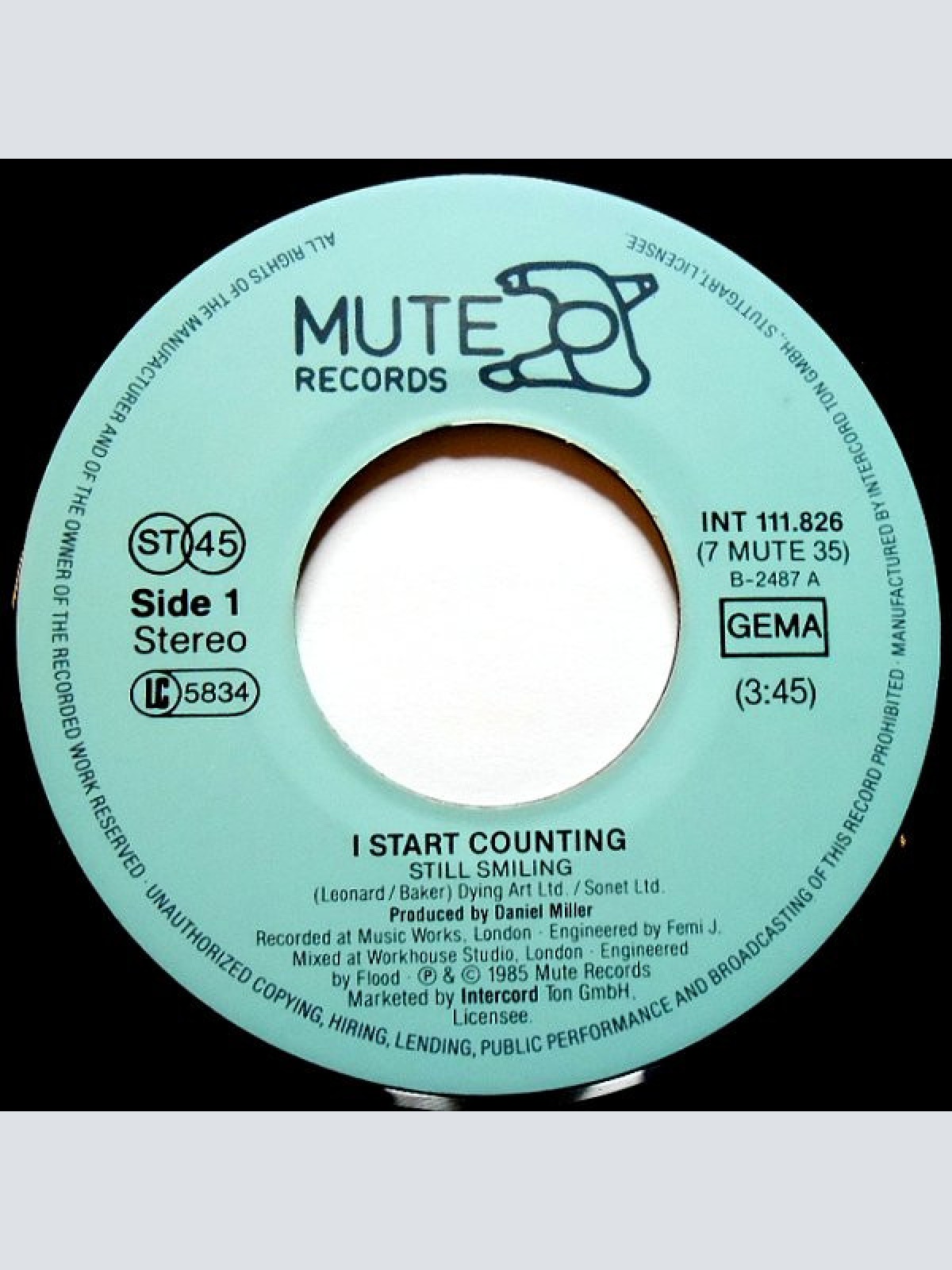 Vinyl / I Start Counting - Still Smiling