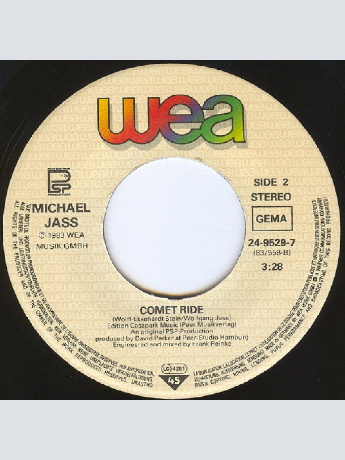 Vinyl / Michael Jass - Venice & Moonlight