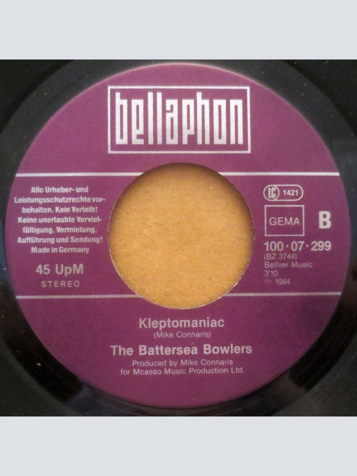 Vinyl / Battersea Bowlers - I Pay Cash