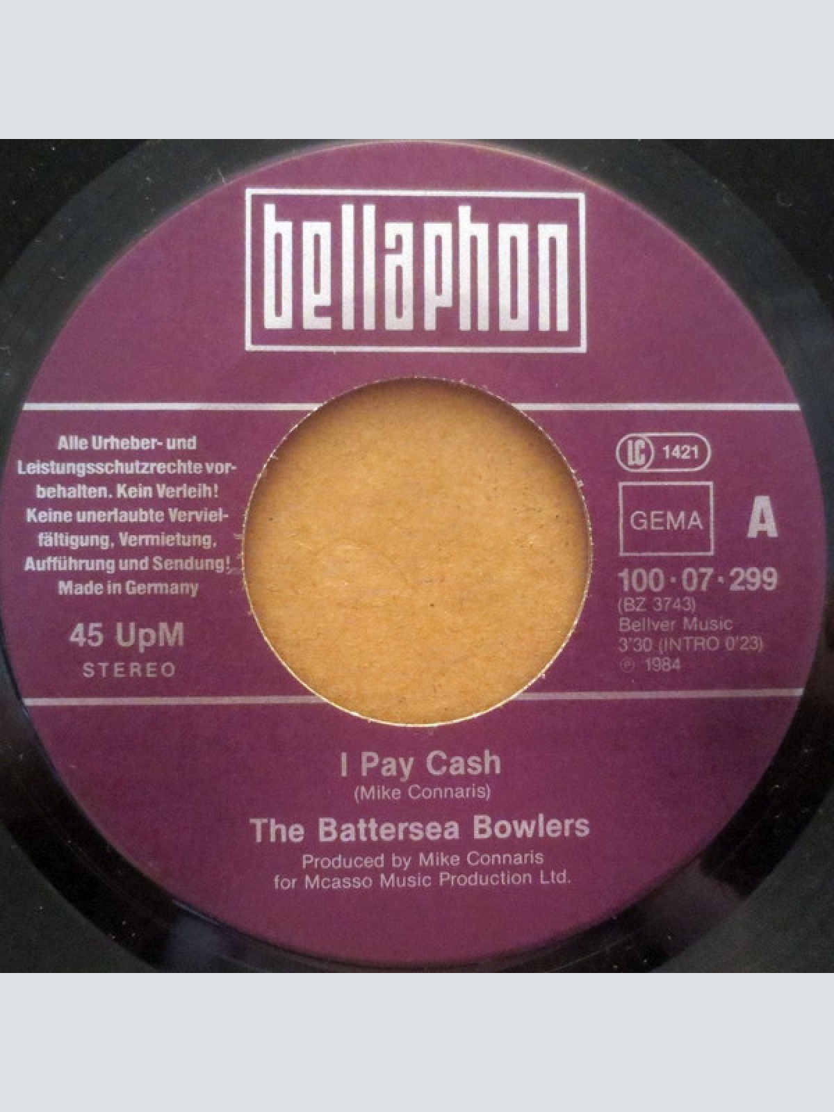 Vinyl / Battersea Bowlers - I Pay Cash