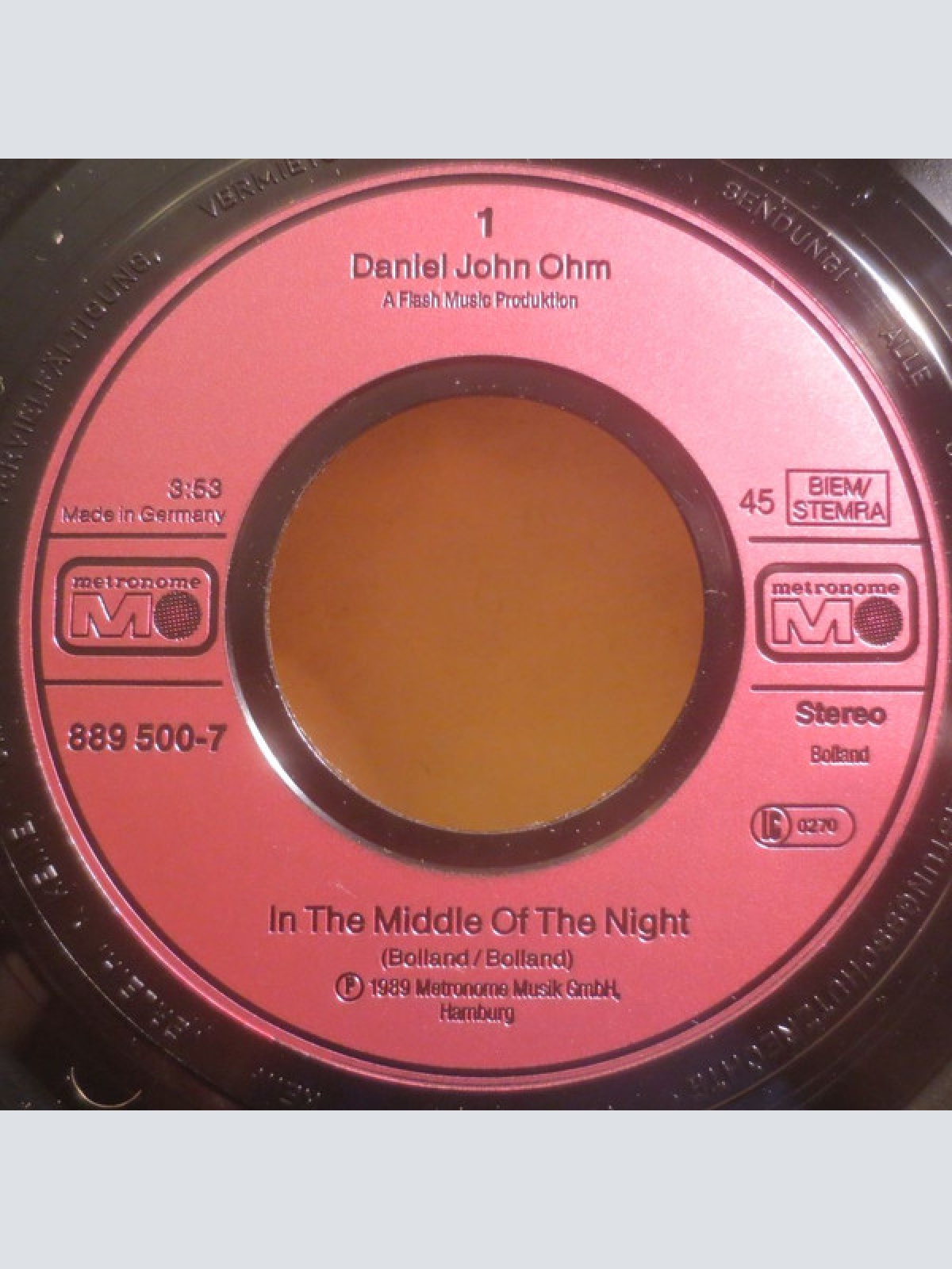 Vinyl / Daniel John Ohm - In The Middle Of The Night