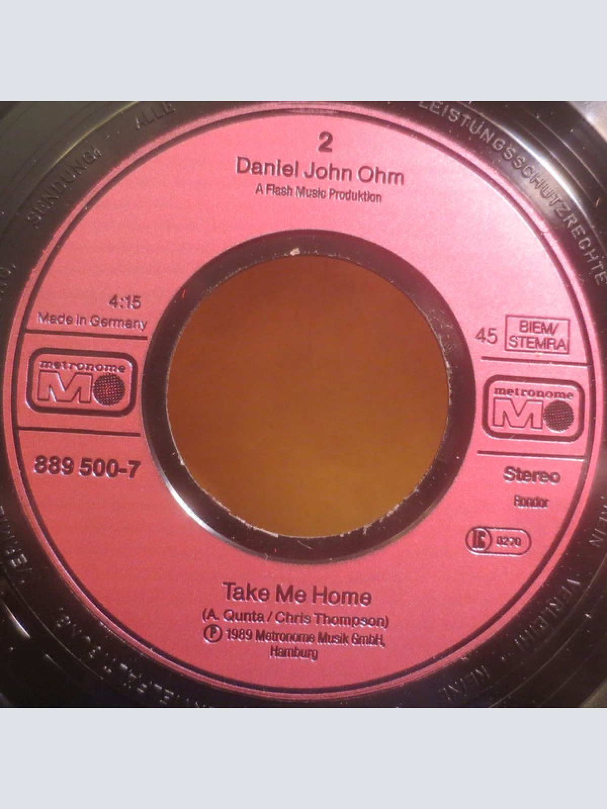 Vinyl / Daniel John Ohm - In The Middle Of The Night