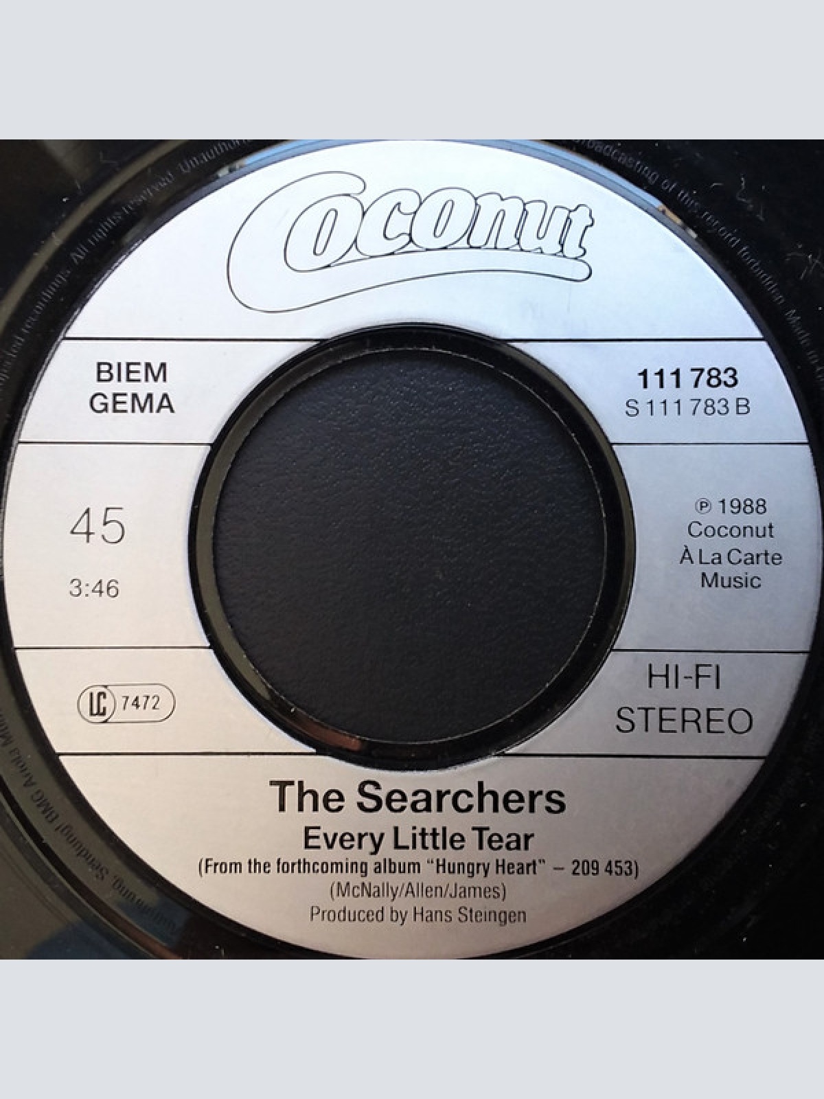 Vinyl / The Searchers - Forever In Love (Near To Heaven)