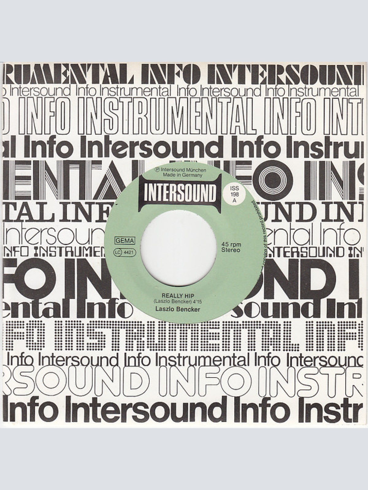 Vinyl / Laszlo Bencker - Really hip