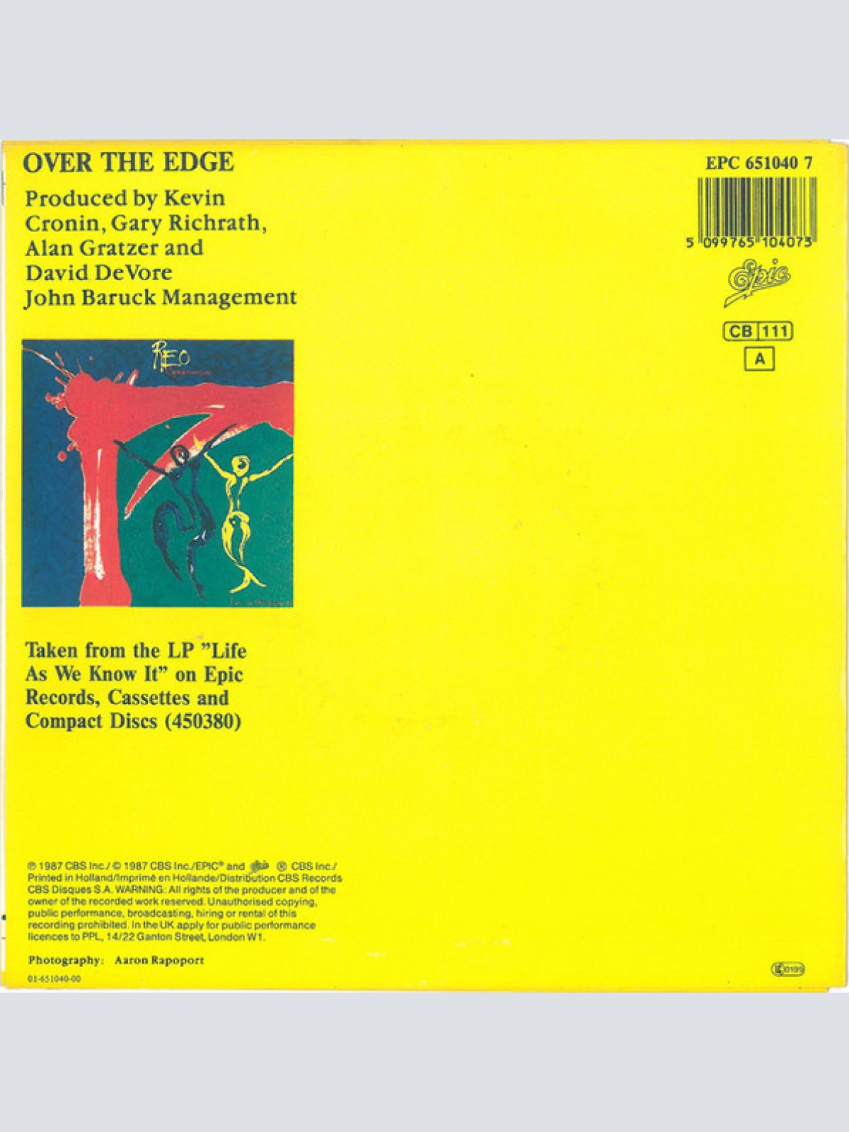 Vinyl / REO Speedwagon - In My Dreams