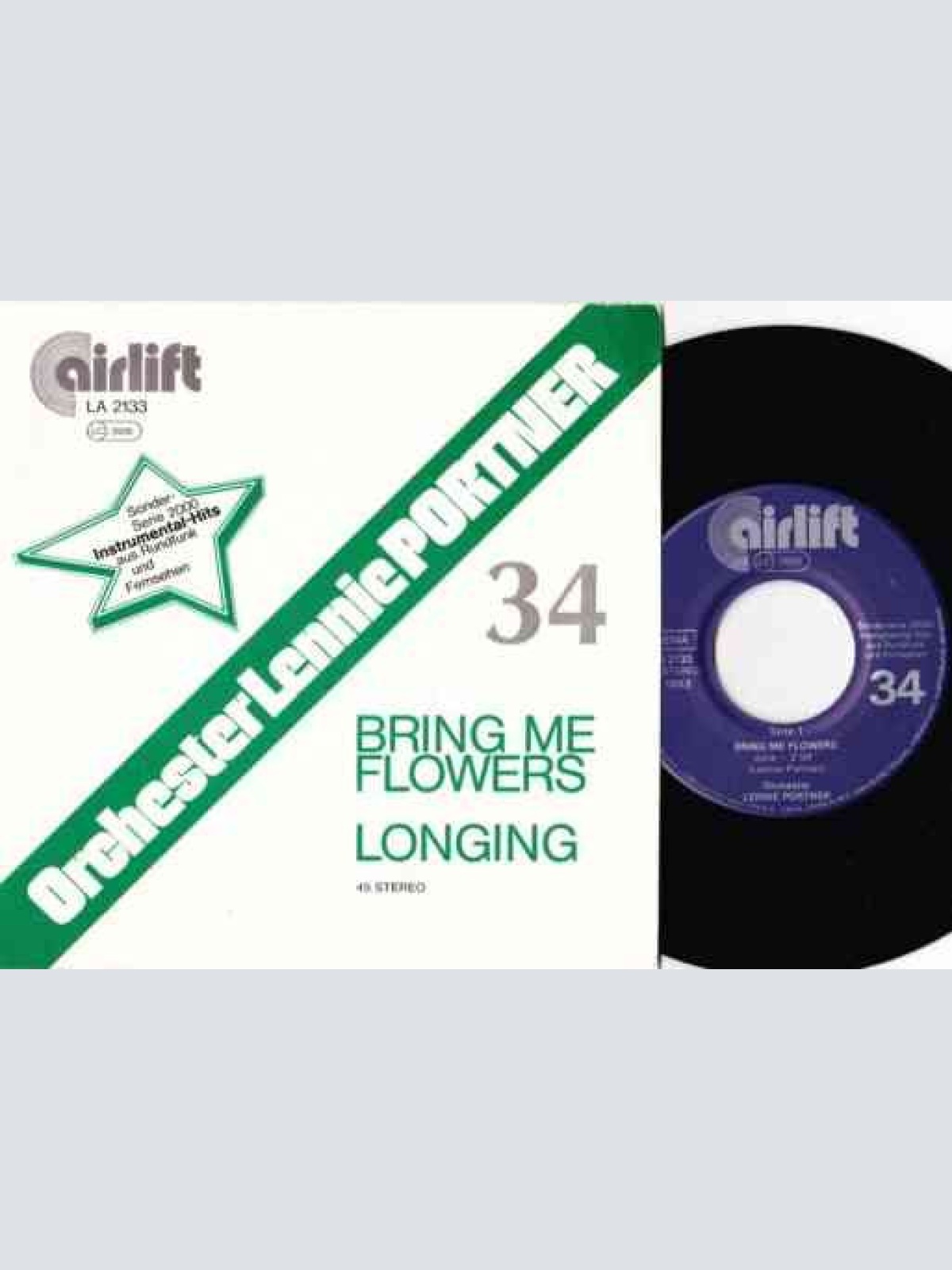 Vinyl / Orchester Lennie Portner - Bring Me Flowers / Longing