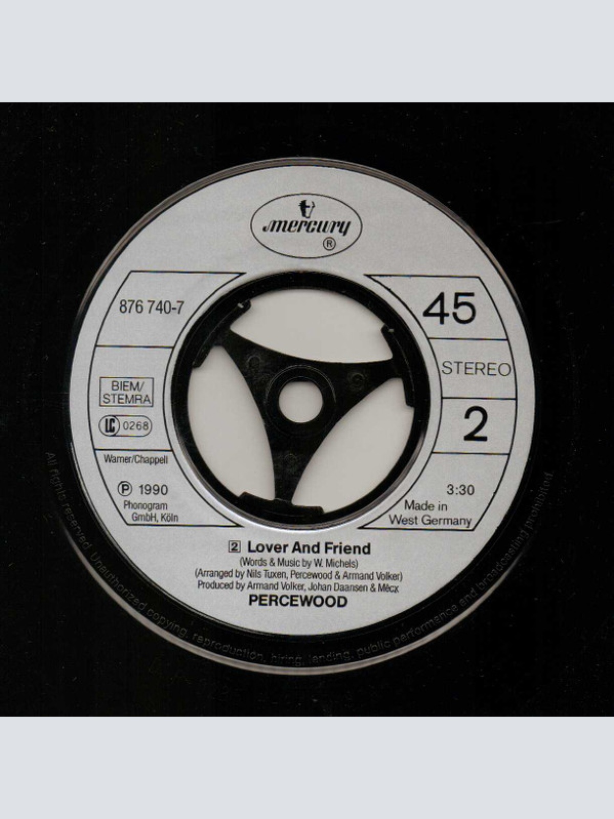 Vinyl / Percewood* - Dancin' On The Edge Of Life