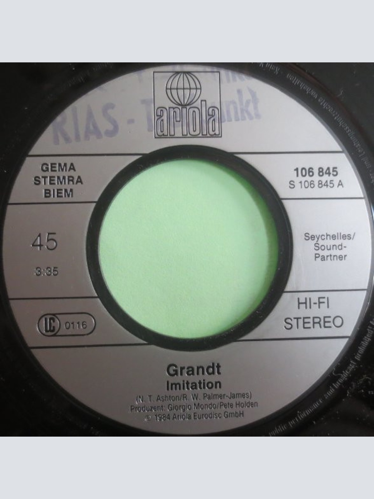 Vinyl / Grandt - Imitation