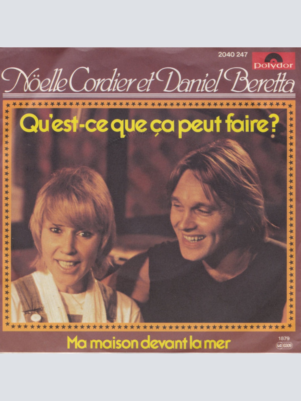 Vinyl / Noëlle Cordier Et Daniel Beretta - Qu'est-Ce-Que Ca Peut Faire?