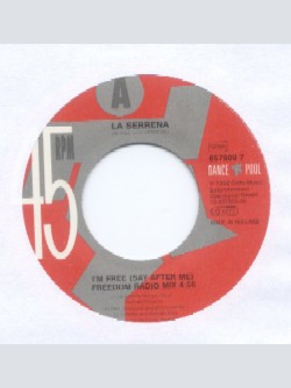 Vinyl / La Serrena - I'm Free (Say After Me)