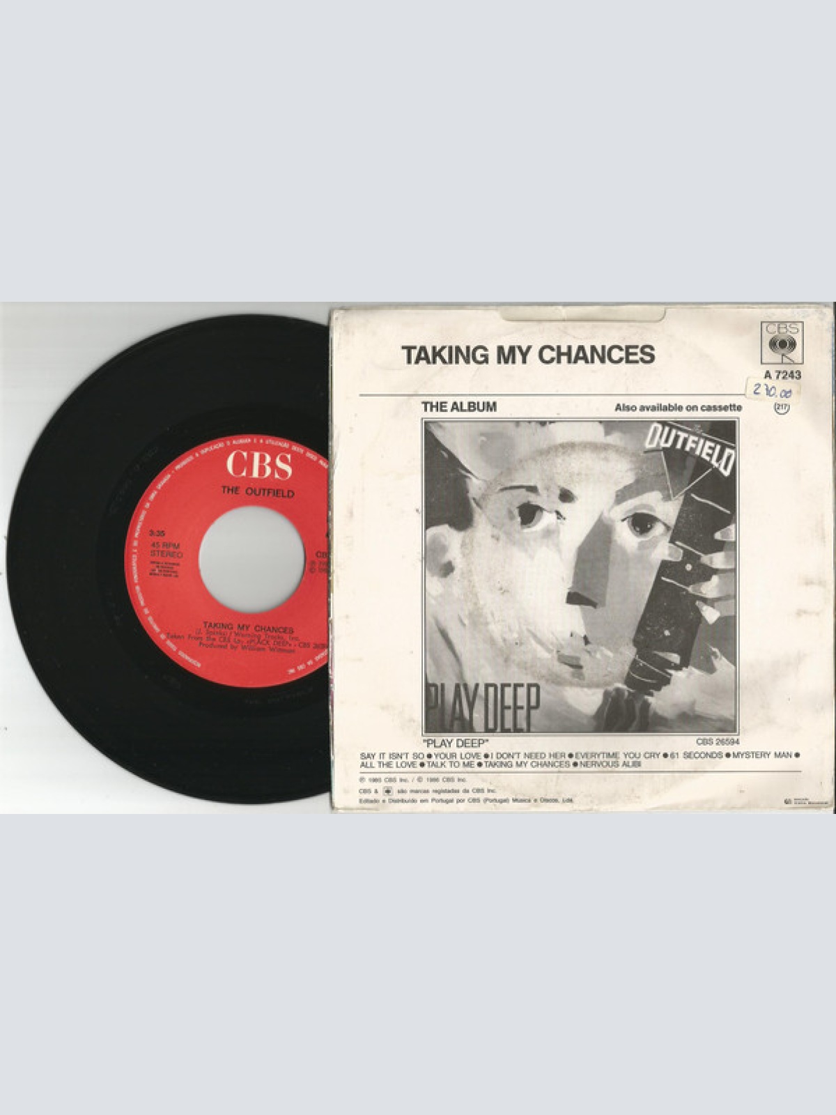 Vinyl / The Outfield - All The Love In The World