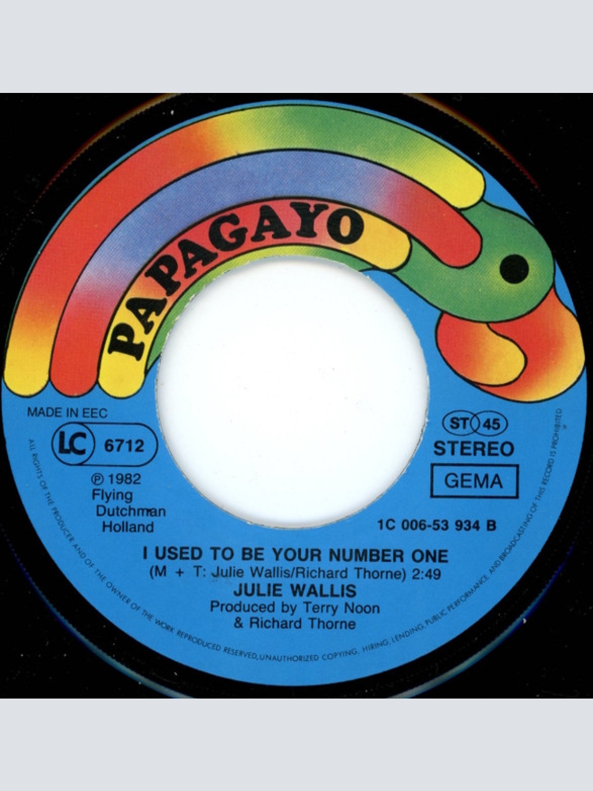 Vinyl / Julie Wallis - Wild Thing