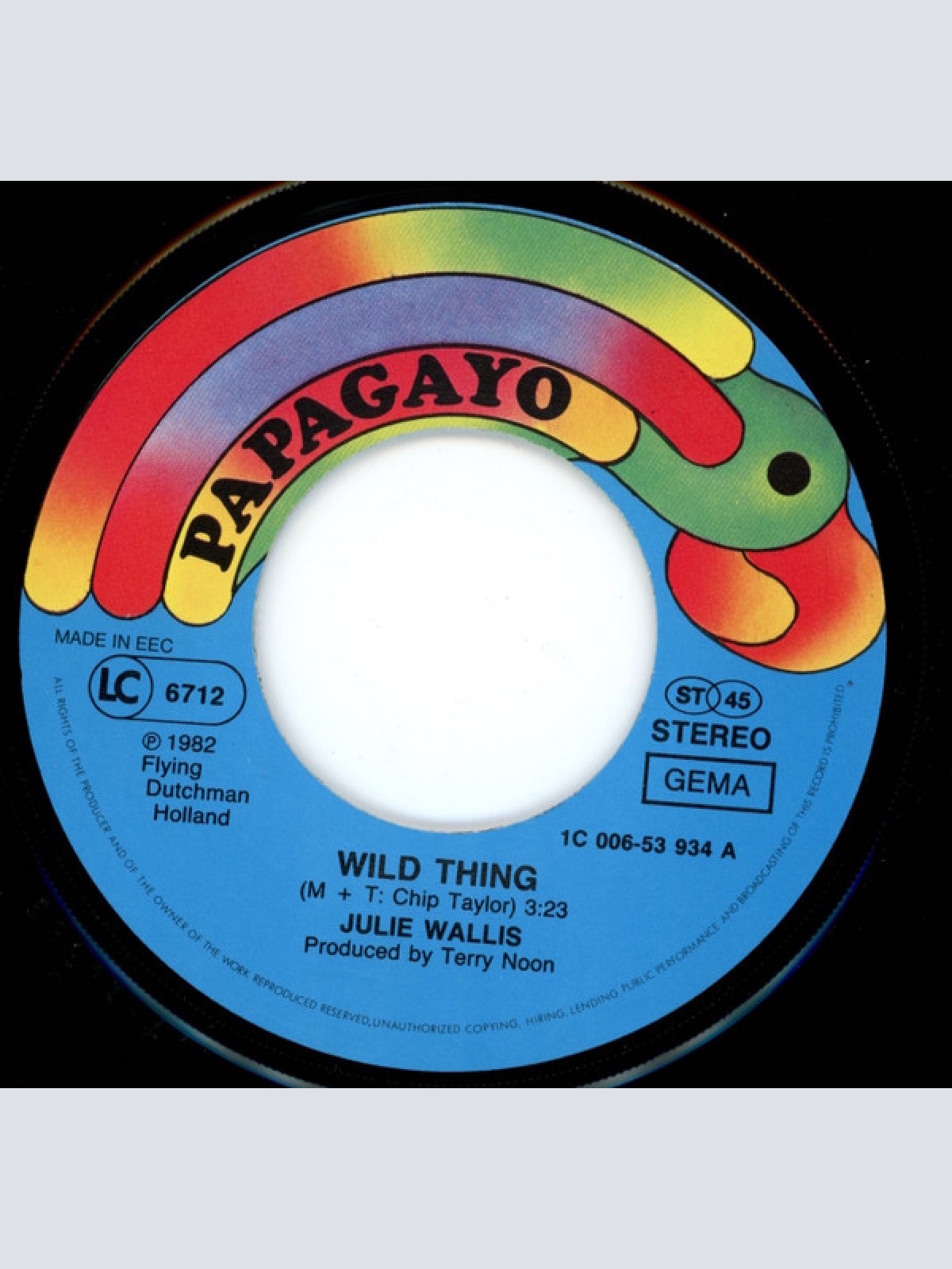 Vinyl / Julie Wallis - Wild Thing
