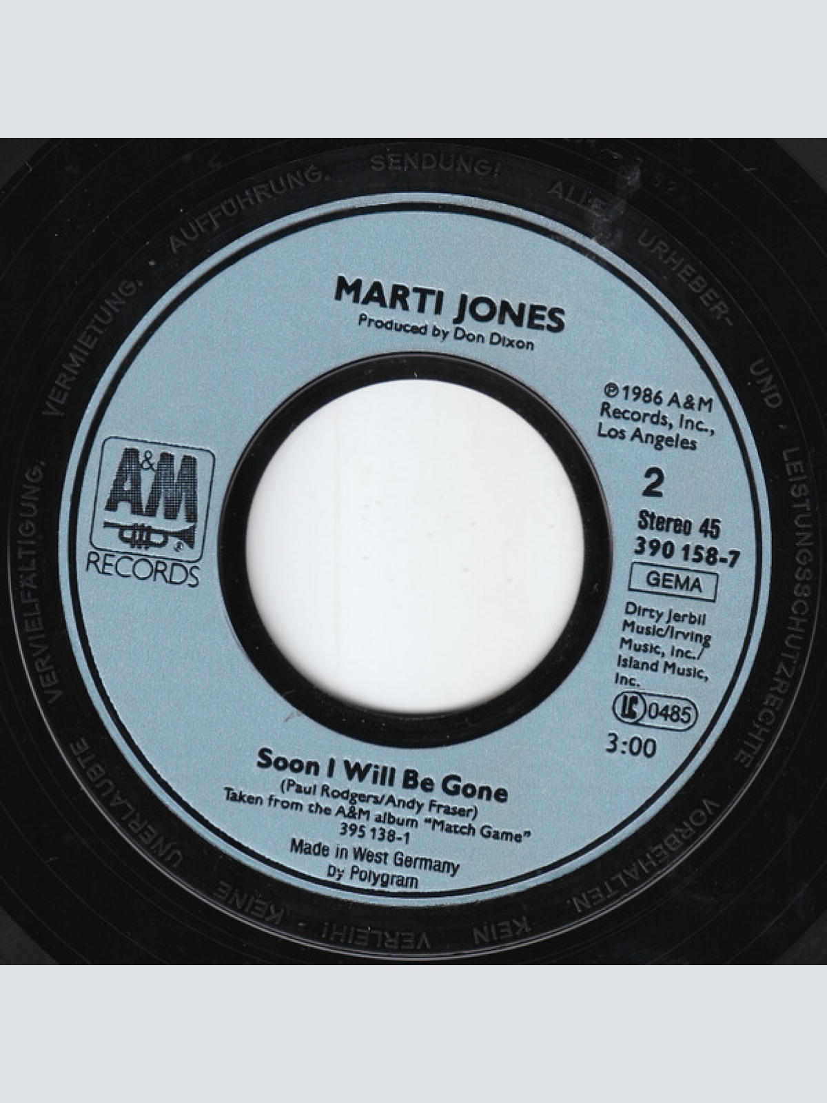 Vinyl / Marti Jones - We're Doing Alright