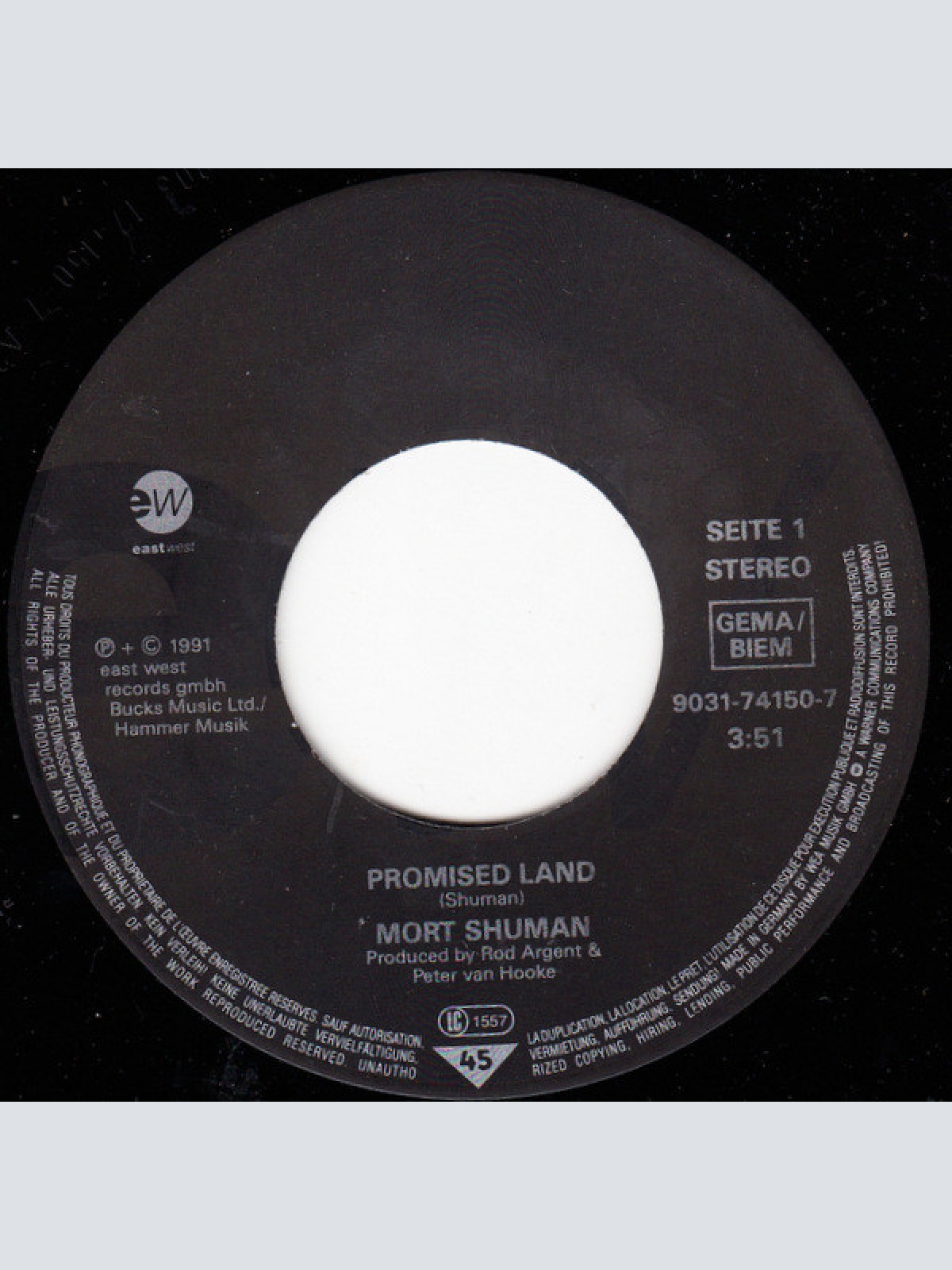 Vinyl / Mort Shuman - Promised Land