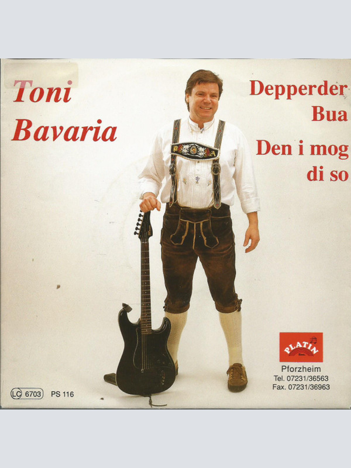 Vinyl / Toni Bavaria - Depperder Bua / Den I Mog Di So