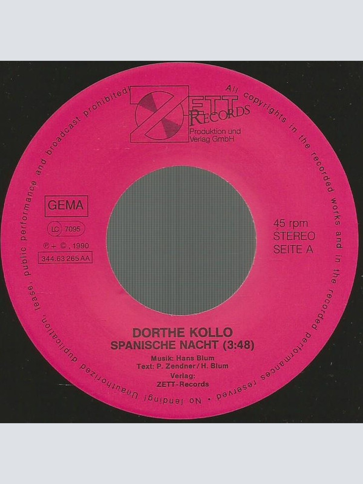 Vinyl / Dorthe Kollo - Spanische Nacht