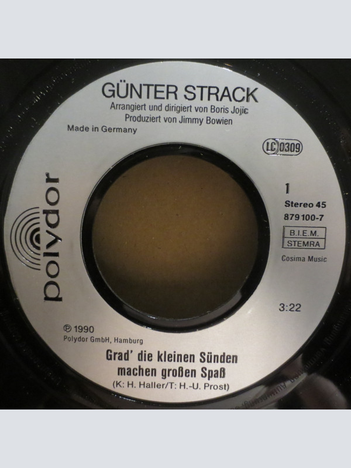 Vinyl / Günter Strack - Grad' Die Kleinen Sünden Machen Großen Spaß / Hier Und Da Ein Zipperlein