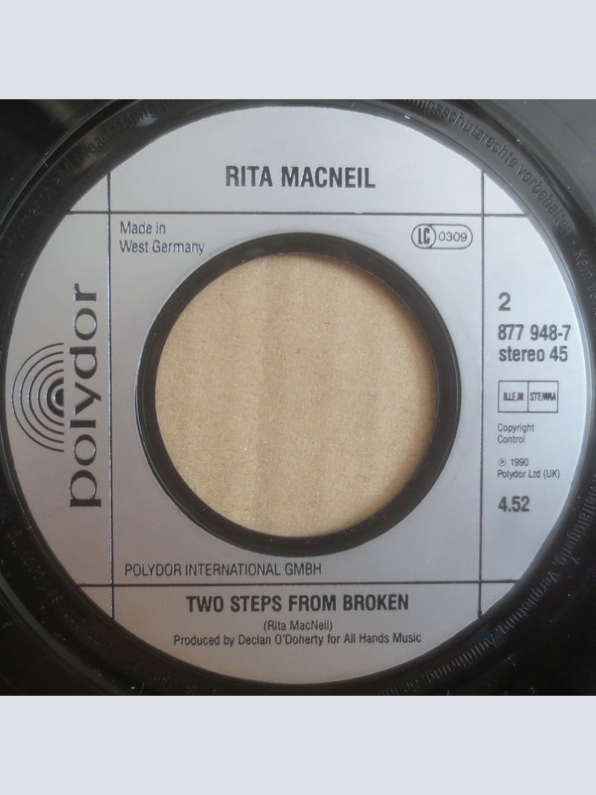 Vinyl / Rita MacNeil - Working Man